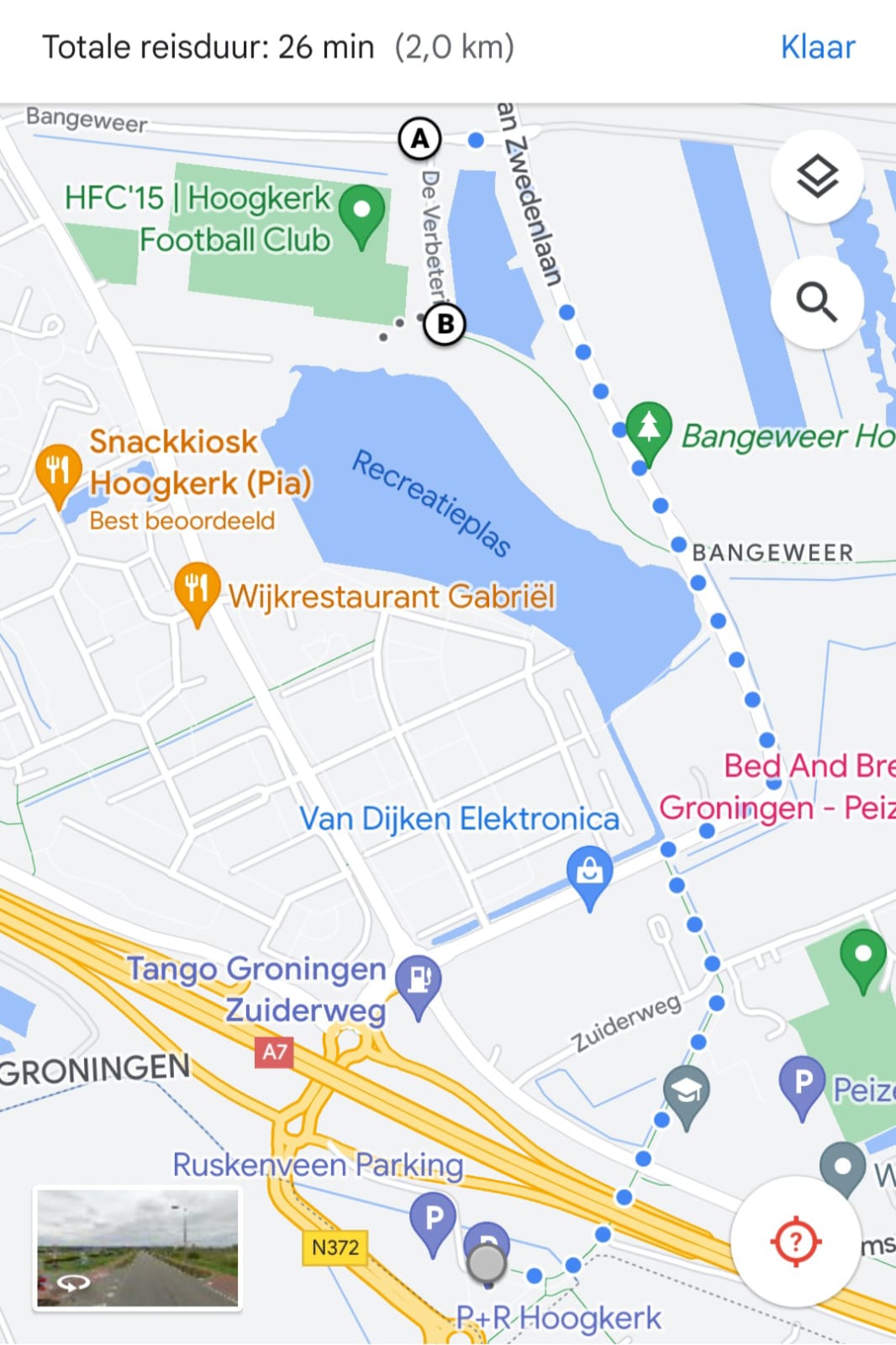 bereikbaarheid Ruskeveen